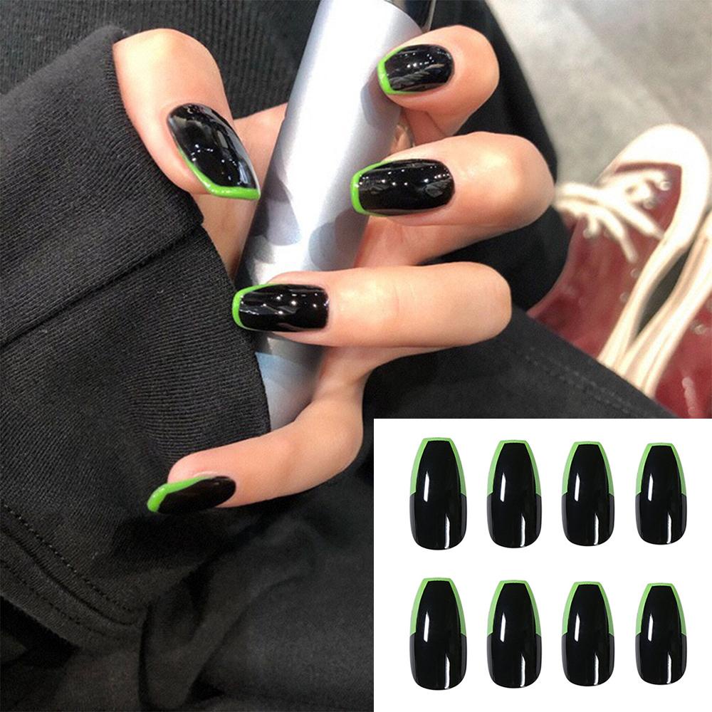 EUCA Bộ 24 Móng Tay Giả Che Phủ Toàn Diện Dành Cho Nữ