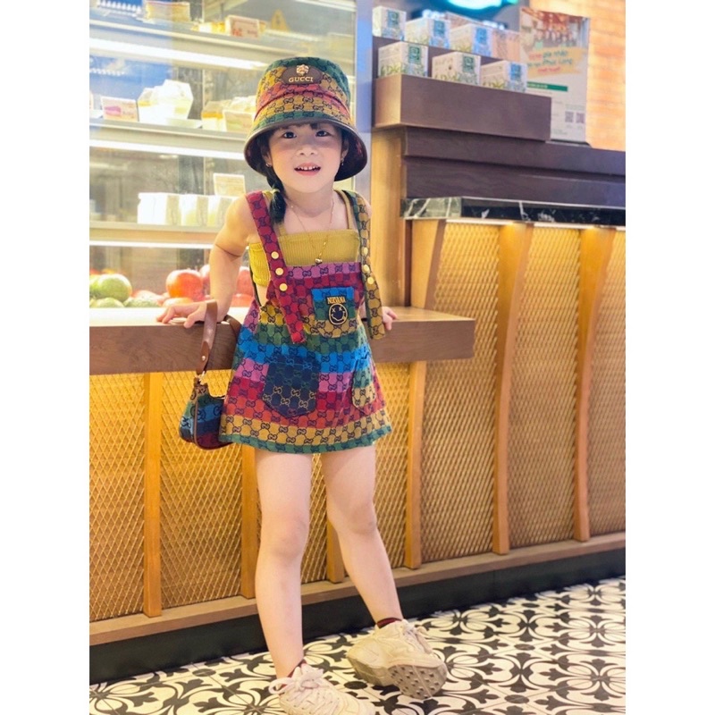 Nón bo vành đáng yêu màu sắc Gc siêu đẹp cho bé 2 -5 tuổi - Nón Tai bèo cute cho bé trai bé gái