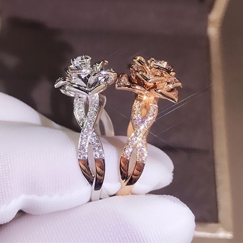 Nhẫn Đeo Tay Kim Loại Đính Đá Màu Xinh Xắn 1.2ct Cho Nữ