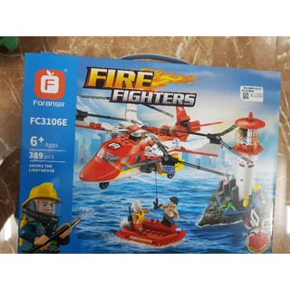 đồ chơi bộ mô hình lắp ráp biệt đội cứu hỏa. ( tùy chọn nhiều set)