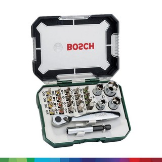 Bộ dụng cụ ốc vít 26 món bosch 2607017322