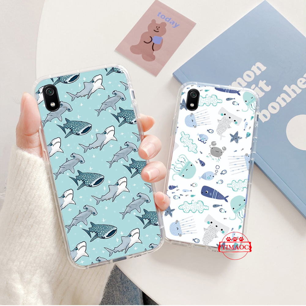 Ốp Điện Thoại Mềm Trong Suốt Hình Cá Heo Dễ Thương 100c Cho Huawei Nova 2i 3i 5t Y6 2018 Y6p Y7 2019 Y7a Y9 Prime