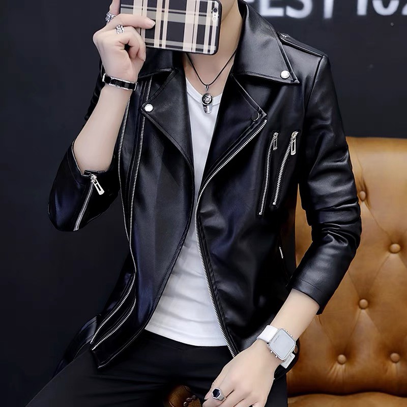 Áo da nam biker jaher mẫu mới nhất 2022