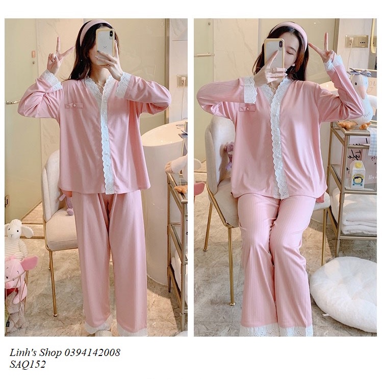 Bộ Bầu Dài Tay Sau Sinh-SAQ152