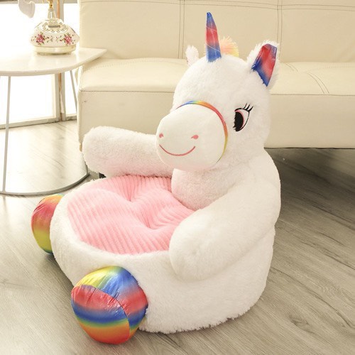 Ghế Tựa Gấu Teddy Cute - Ghế Bông Hình Thú Ngộ Nghĩnh Cho Bé - Ghế Bệt Dựa Lưng, Ghế Lười Mini Cho Bé