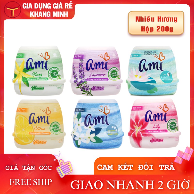 Sáp Thơm Phòng Ami Thơm Lâu Hộp 200g