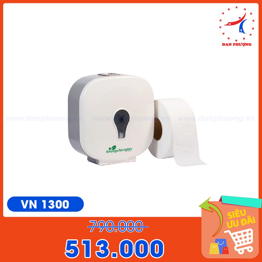 Hộp đựng khăn giấy vệ sinh cuộn lớn - VN 1300