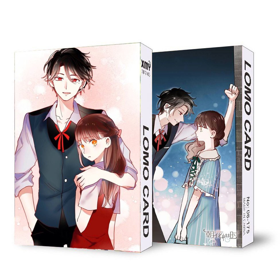 ( không kèm hộp ) Ảnh lomo IN HÌNH HƯỚNG TỚI ÁNH MẶT TRỜI manhua anime chibi xinh xắn 30 tấm