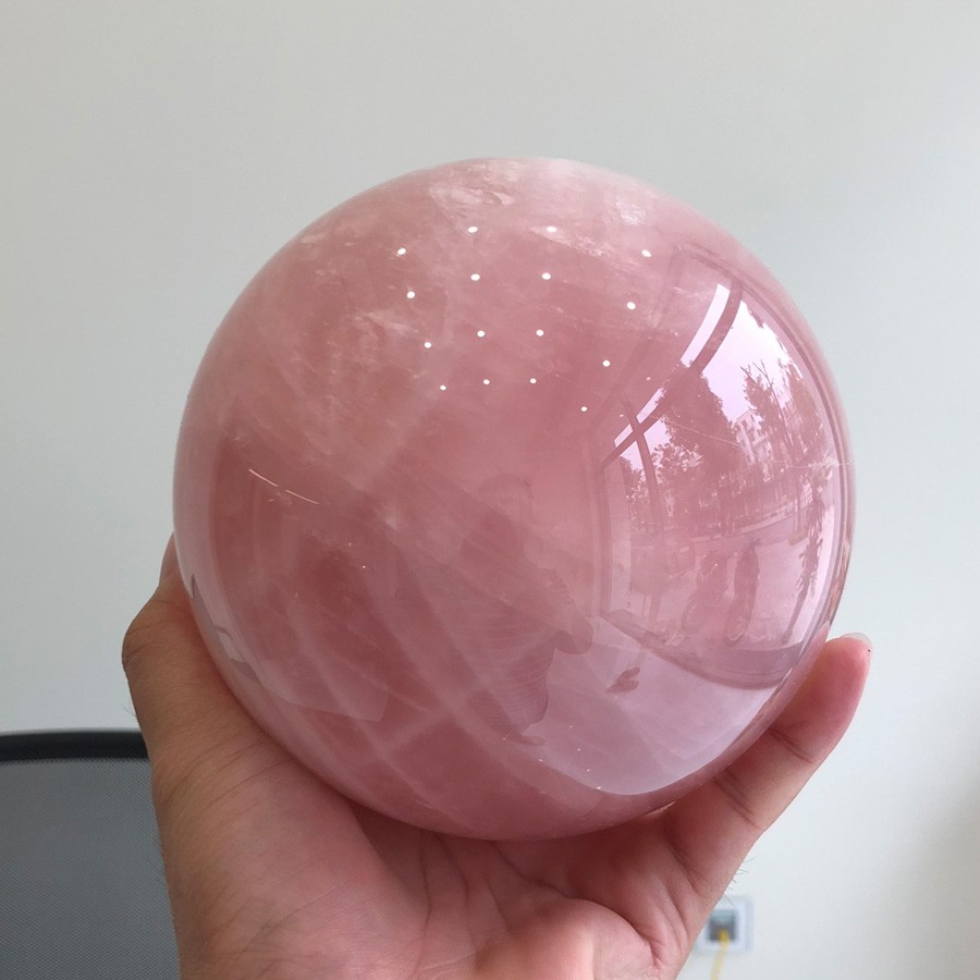 [XẢ KHO Size 3Kg] Quả Cầu Phong Thủy T.A Hồng mạng THỔ và HỎA nặng 3 Kg, Đường Kính 13 cm - Phong Thủy Thành Đô | BigBuy360 - bigbuy360.vn