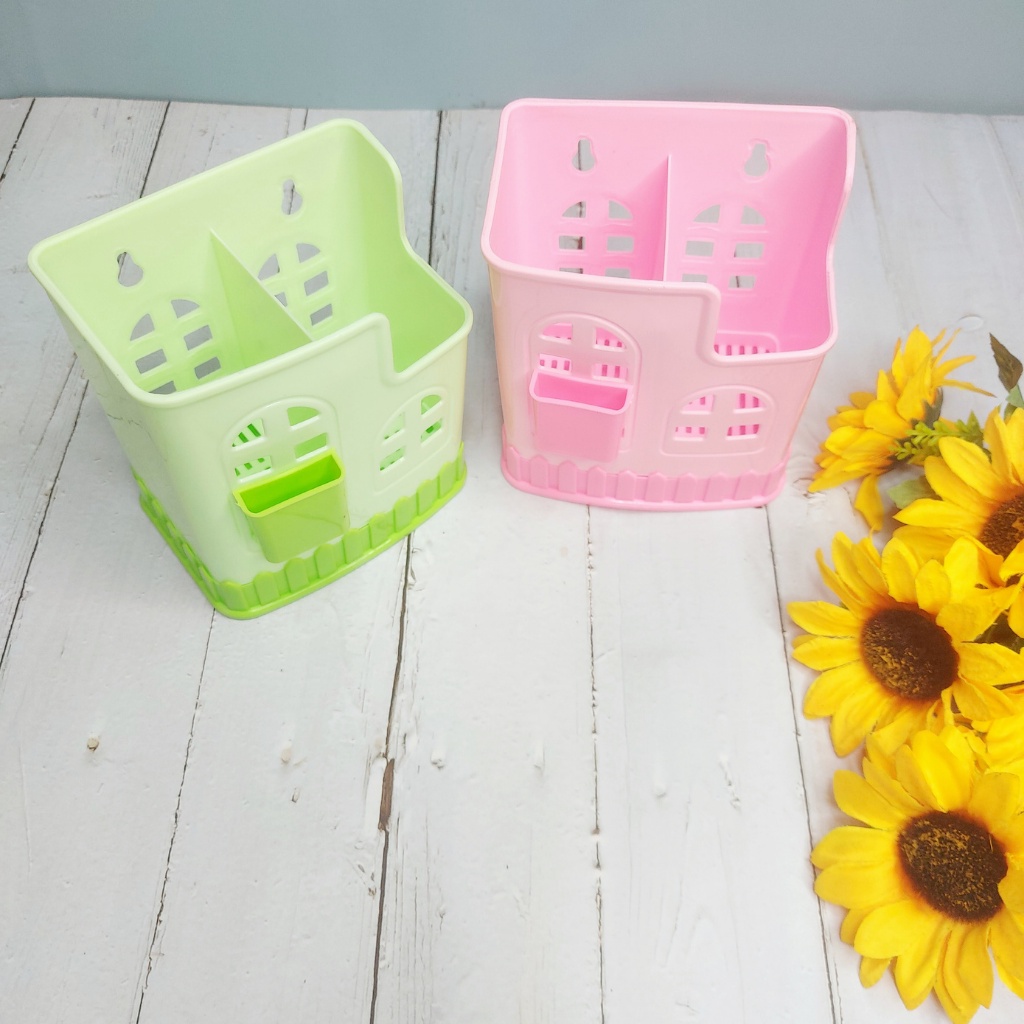 Ống cắm muỗng đũa hình ngôi nhà xinh xắn đồ dùng phòng bếp