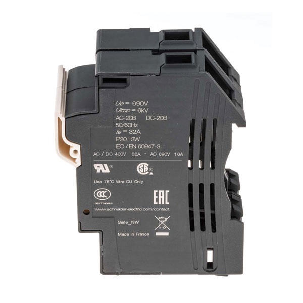 Đế cầu chì Schneider DF81 25A 6kV 1P 8.3 x 31.5mm