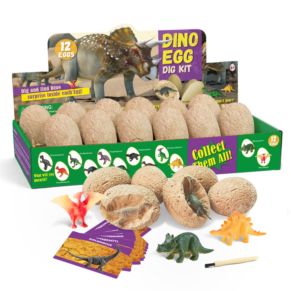 🦖ĐỒ CHƠI MÔ HÌNH 12 TRỨNG KHỦNG LONG🦕