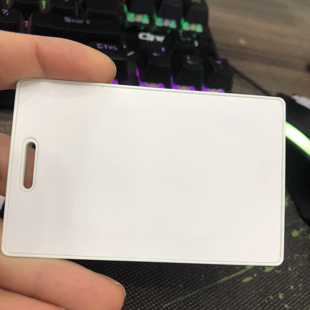 Thẻ chấm công bằng từ loại dầy 18 số, loại dày 1.8mm -thẻ ID chip TK4100 dùng làm thẻ nhân viên, thang máy ...dc4733