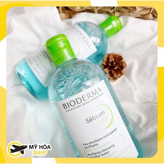 Nước tẩy trang Bio derma (xanh và hông) 500ml
