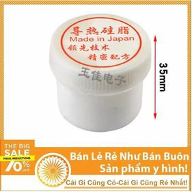 Anasa Keo tản nhiệt lọ làm mát CPU mỡ tản nhiệt ic sò nóng lạnh sò công suất lọ to 35g Anasa