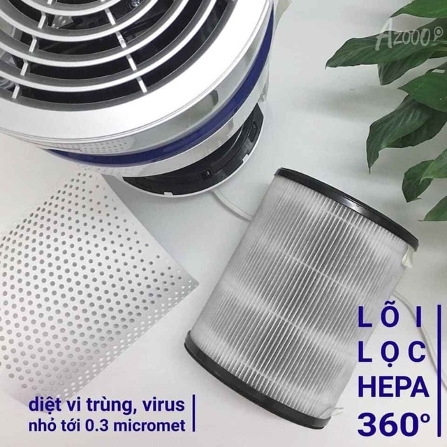 [BH 1 đổi 1 trong 2 NĂM] MÁY LỌC KHÔNG KHÍ HOMEDICS 5 IN 1 của MỸ [CÓ TEM CHỐNG HÀNG GIẢ]