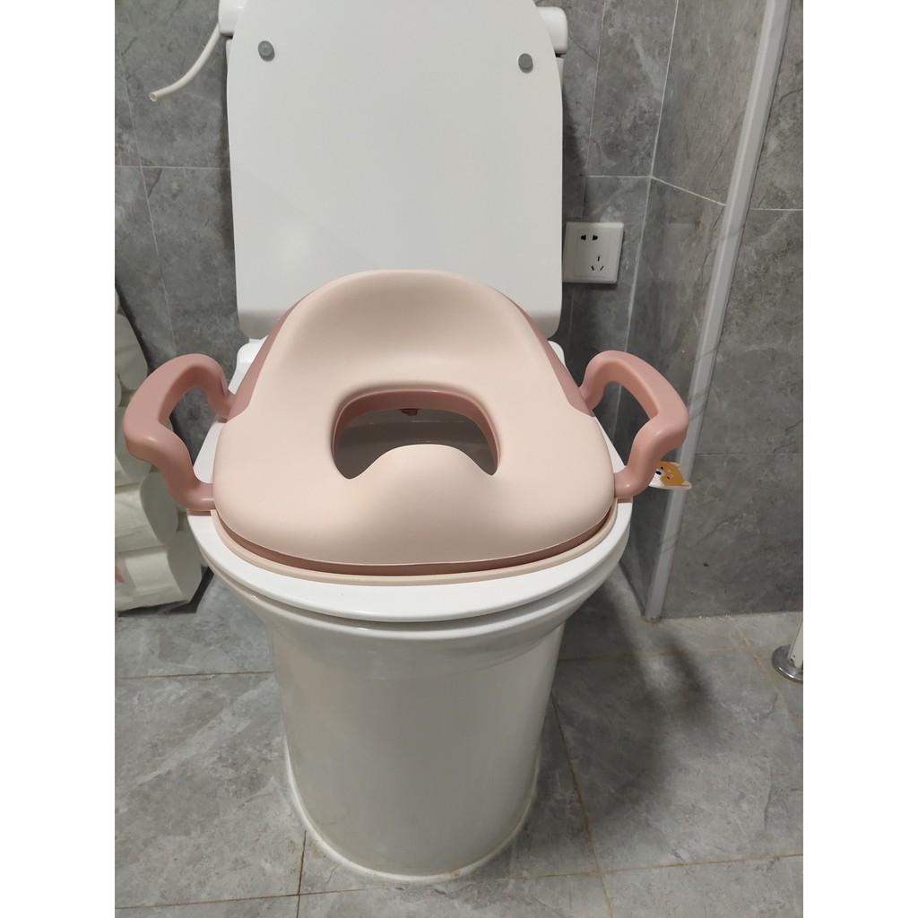 Bệ Ngồi Toilet Có Tay Vịn - BabyCare