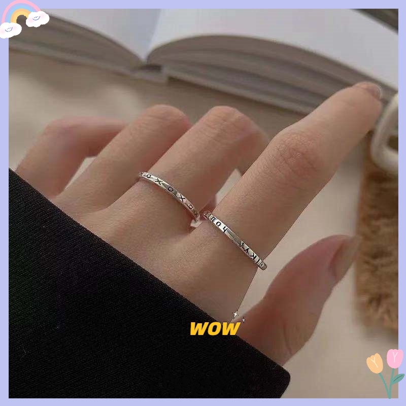 Nhẫn Thiết Kế Hở Phong Cách Hy Lạp Đơn Giản Dễ Thương