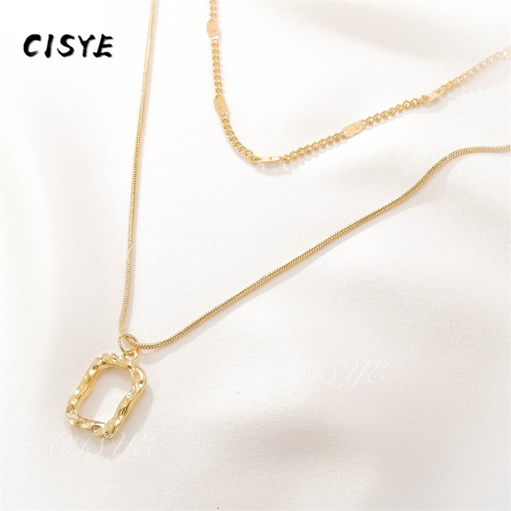 Dây chuyền hai lớp mặt hình học đơn giản