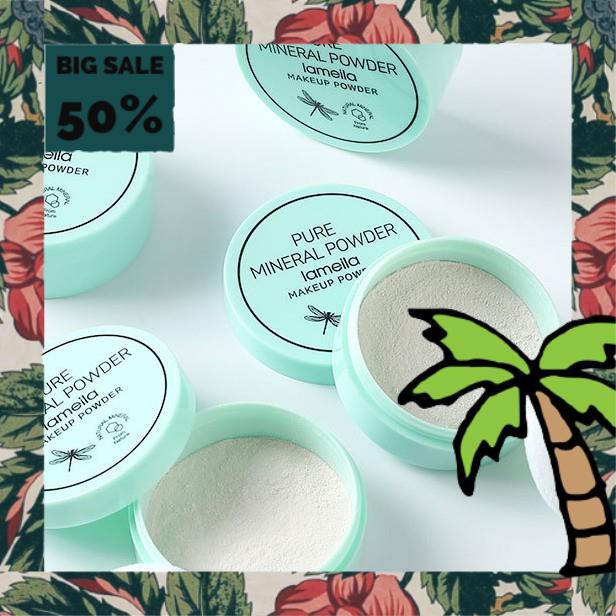 Bột Phấn Phủ Bột Khoáng Pure Mineral Powder Lameila 32g nội địa chính hãng makeup powder sỉ rẻ lâu trôi kiềm dầu