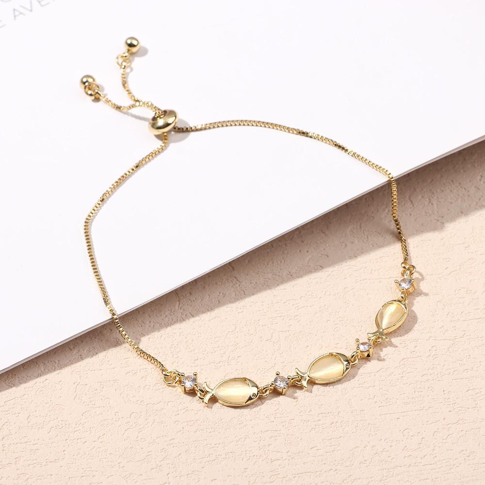 Vòng Tay Thiết Kế Đơn Giản Thời Trang Có Thể Điều Chỉnh Kích Cỡ