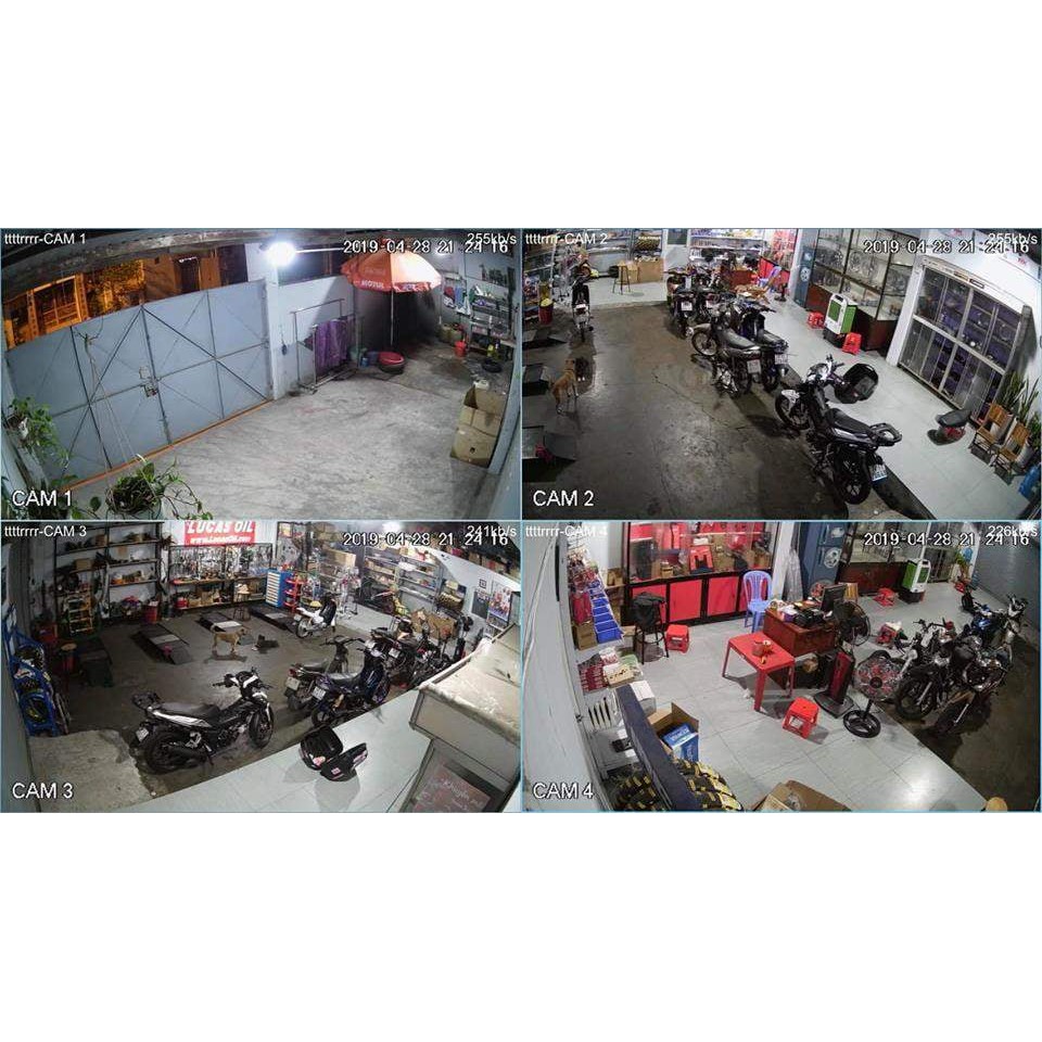 Bộ 8 Camera DAHUA quan sát ngoài trời chống trộm chính hãng bảo hành 24 tháng tặng kèm ô 1Tb