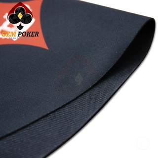 THẢM POKER TRÒN CAO SU CAO CẤP - BLACK