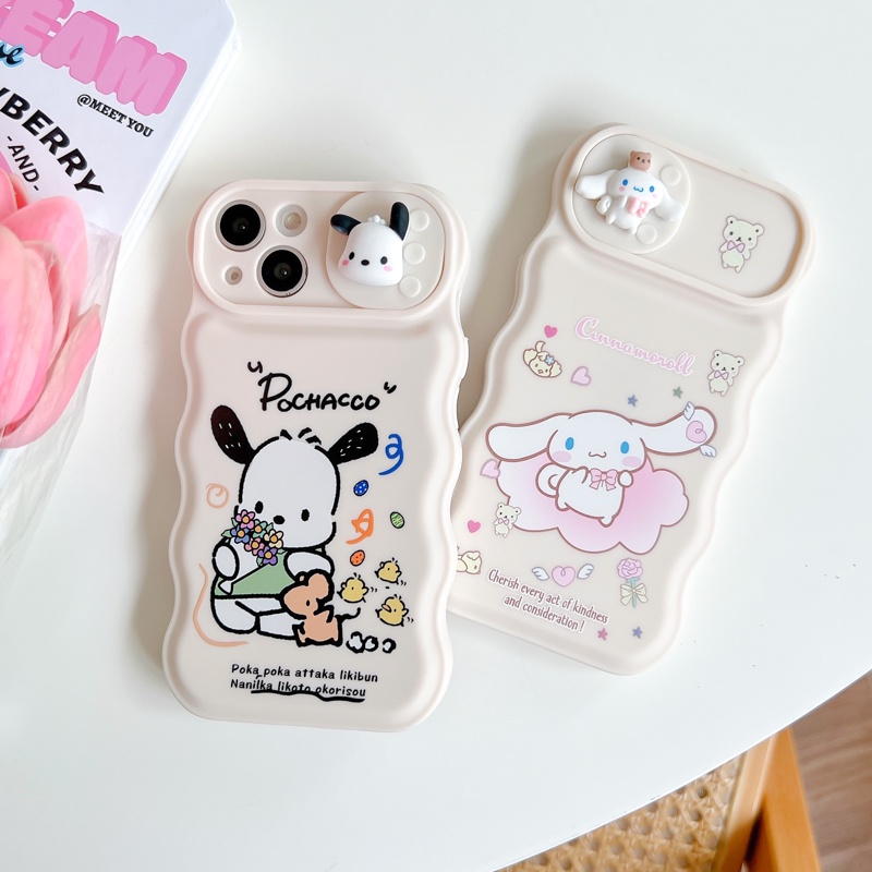 Ốp Điện Thoại Chống Sốc In Hình Chú Chó Cinnamoroll Hoạt Hình Dễ Thương Thời Trang
