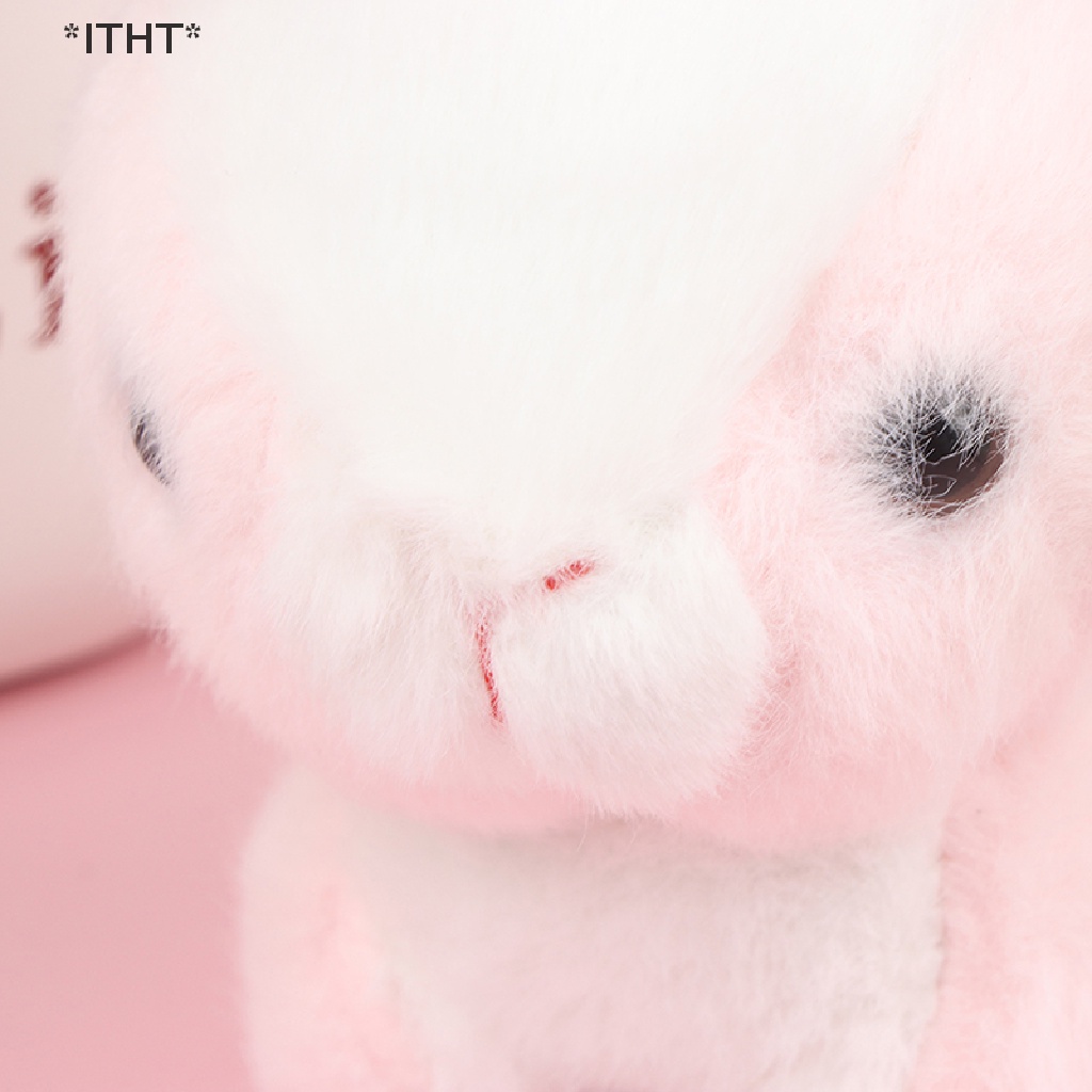 1 Thỏ Nhồi Bông Mềm Mại Kích Thước 14CM Trang Trí Bó Hoa / Búp Bê