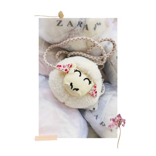 TINUONGSHOP - Túi đeo chéo Z•a•ria kids sheep bag for kids