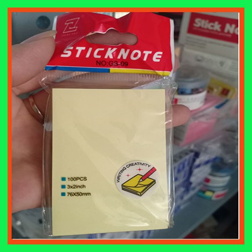 [Giá Kho]-Giấy Note Vàng 3X2-Giấy Ghi Chú-VPP Thanh Tú