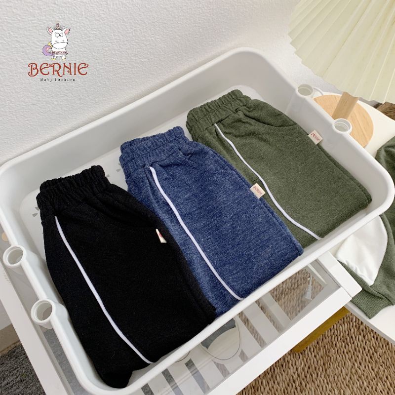 _ Bộ Cotton thu đông thêu chữ X cho bé trai/gái 9-22kg