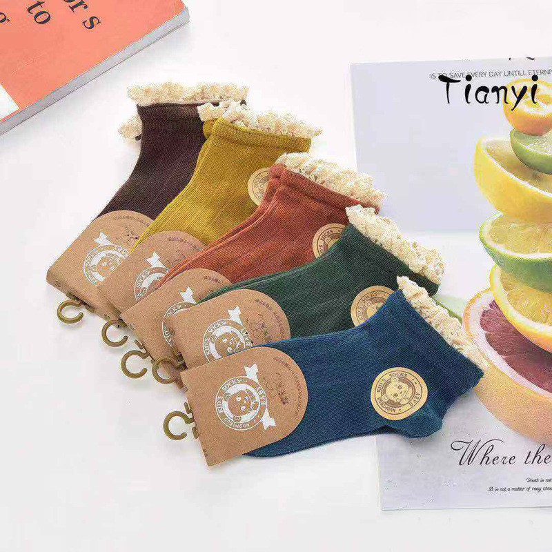 Set 5 đôi Tất Nữ xuất Nhật thấp cổ hàng Cao Cấp