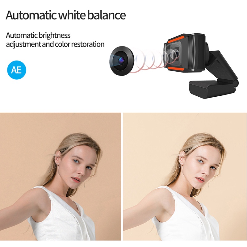 Webcam máy tính có mic Full HD 1080p full box siêu nét dùng cho PC Laptop Học Online Qua ZOOM - Gọi Video Zalo