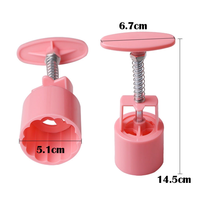 Set 8 Khuôn Nhấn Làm Bánh Trung Thu Tiện Dụng