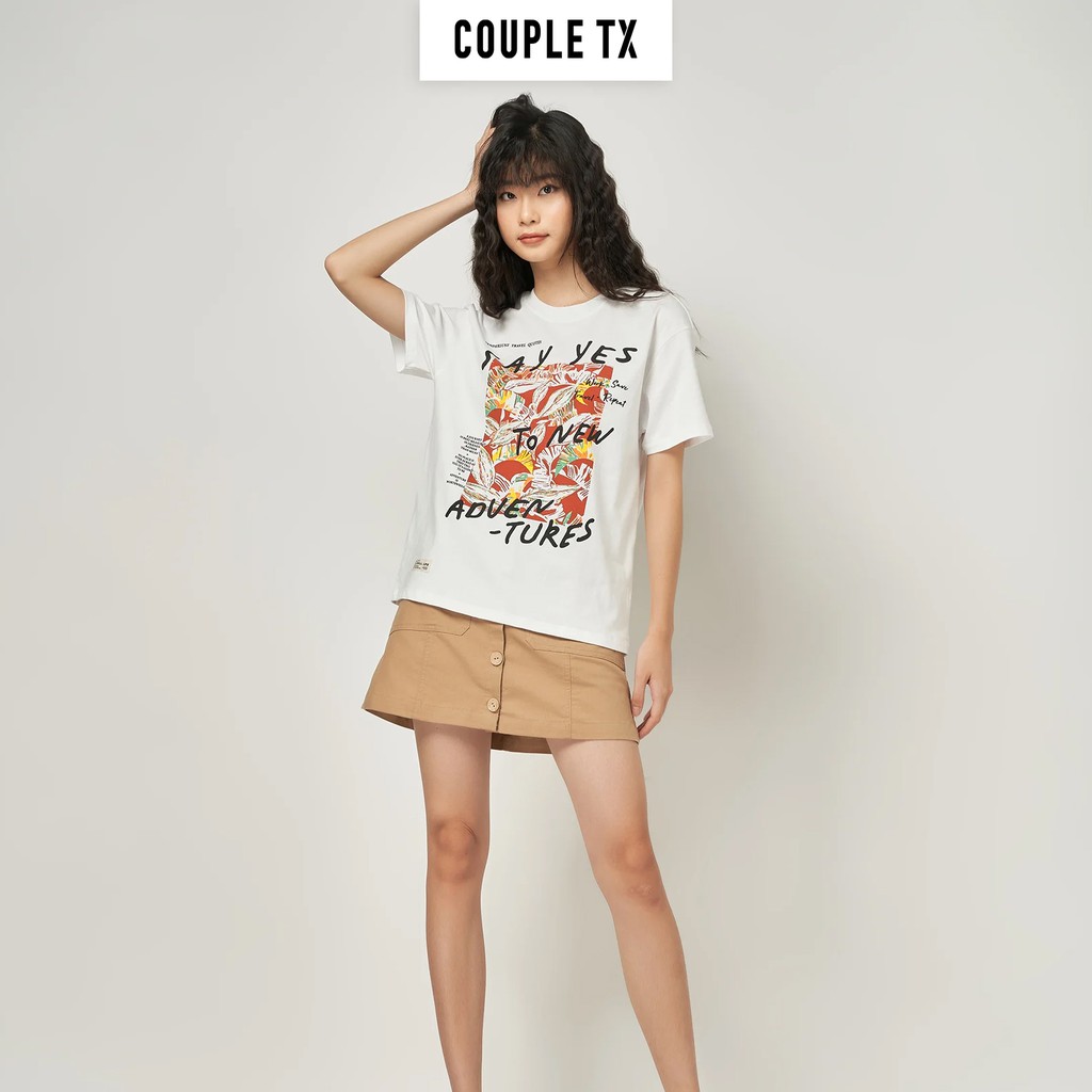 Áo Thun In Art Pattern Nữ Couple TX WTS 2083