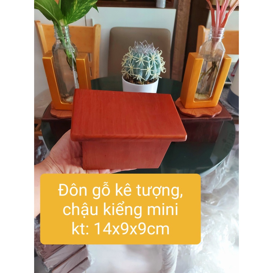 HỘP GỖ ĐA NĂNG HÌNH CHỮ NHẬT DÙNG ĐỰNG ĐỒ CHỐNG BỤI BẨN