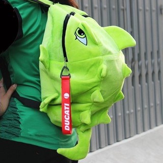 ✔️ balo khủng long nhung siêu cute dựng nón, dụng cụ