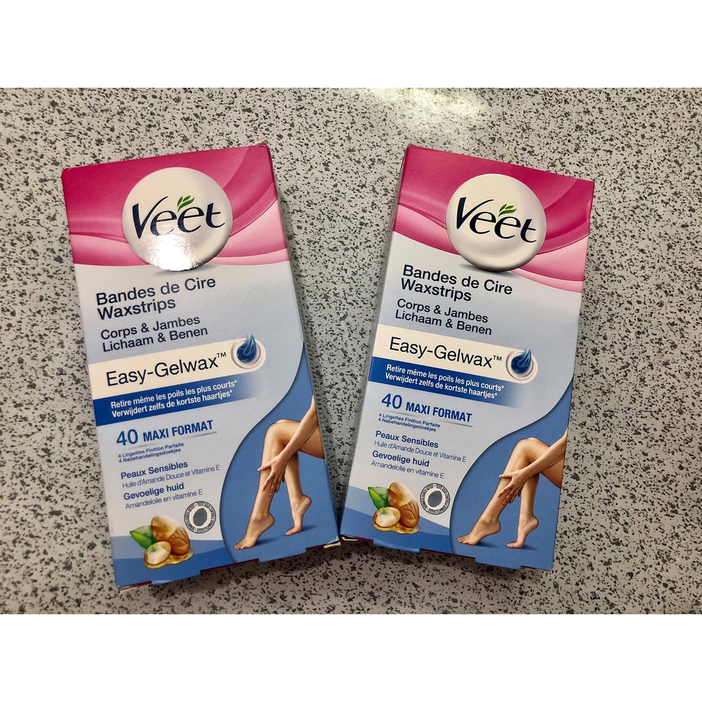 Tẩy lông Veet body miếng dán