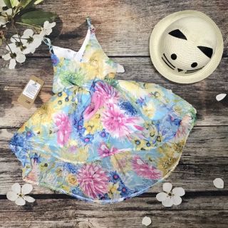 Đầm hoa đuôi cá  1-8 ( trọn bộ hàng đặt của chị baby kute )