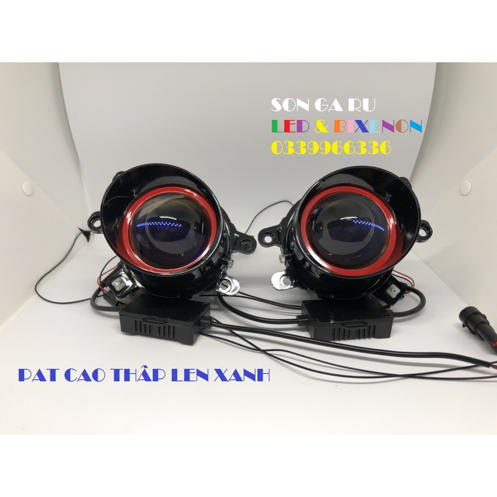 Bộ 2 BILED gầm 3 inch 55w 6000k siêu sáng cho oto