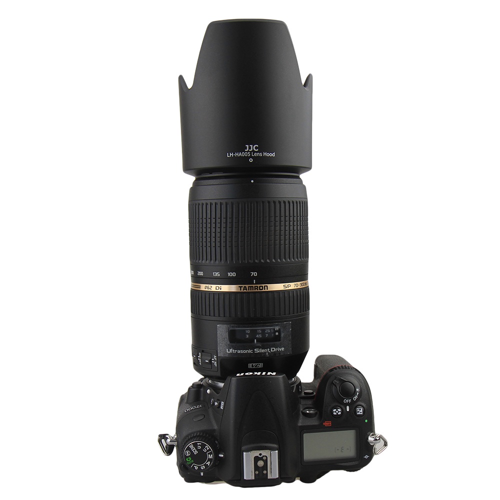 Loa che nắng ống kính JJC HA005 thay thế thích hợp cho TAMRON SP 70-300mm F/4-5.6 DI VC USD/ DI USD tiện lợi