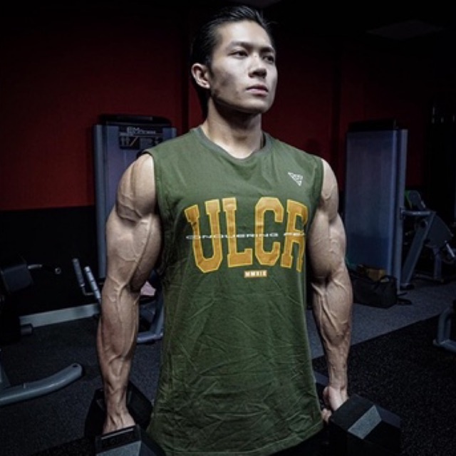 Áo Tanktop Conquering Fear mặc đi tập, chất liệu cotton 100% co giãn 4 chiều, thấm hút mồ hôi, thoáng mát.