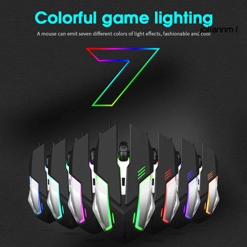 Chuột Quang Gaming Jolian M6 Có Dây Usb Chống Trượt Phát Sáng Cho Máy Tính Laptop | BigBuy360 - bigbuy360.vn