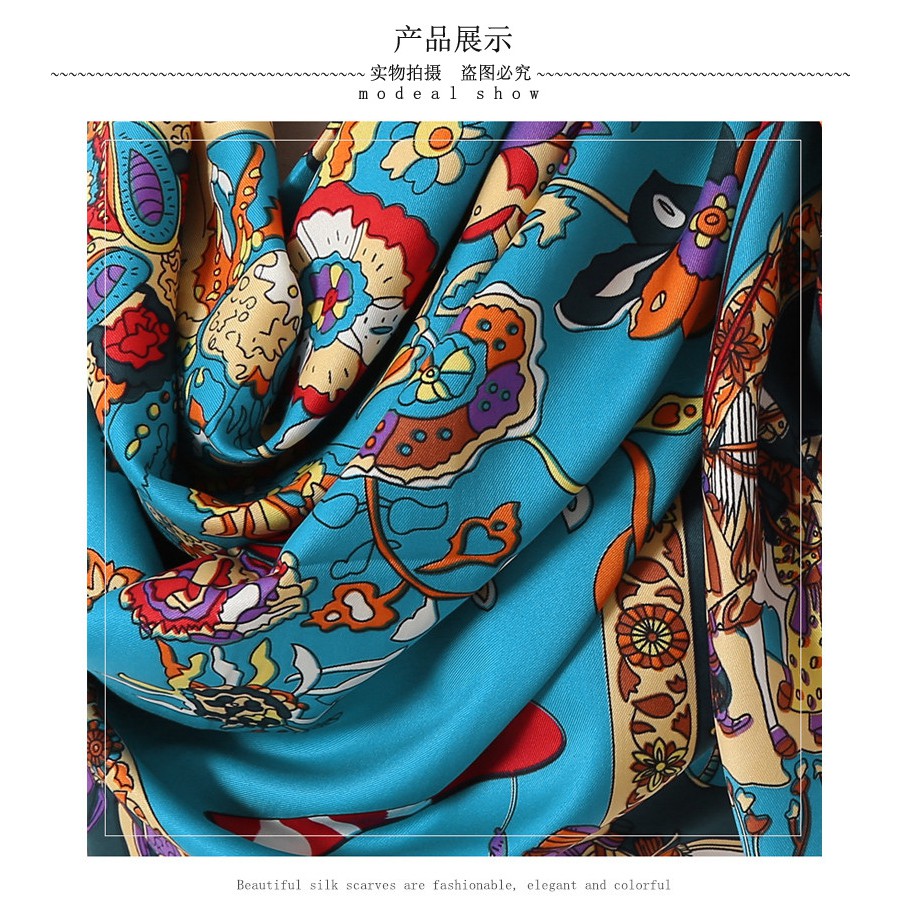 [NEW FREESHIP] Khăn lụa thô bản to choàng ngoài - Khăn thời trang 130x130cm