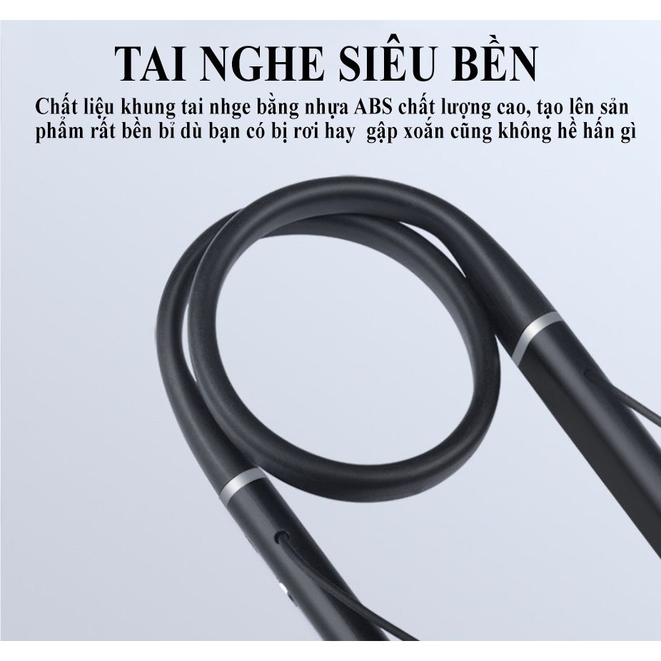 Tai nghe Bluetooth GIOCO-G15 Hifi stereo nghe nhạc liên tục 18h,Có Mic đàm thoại,tăng cường dải bass nghe nhạc thoải mái