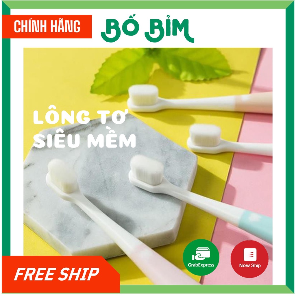 ⚡Siêu Mềm⚡ Bàn Chải Đánh Răng Cho Bé 10.000 Sợi Tơ Siêu Mềm An Toàn Cho Bé