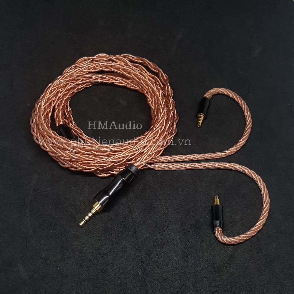 Dây tai nghe đồng OFC 1.2mm tết 8 - Sennheiser IE40 Pro