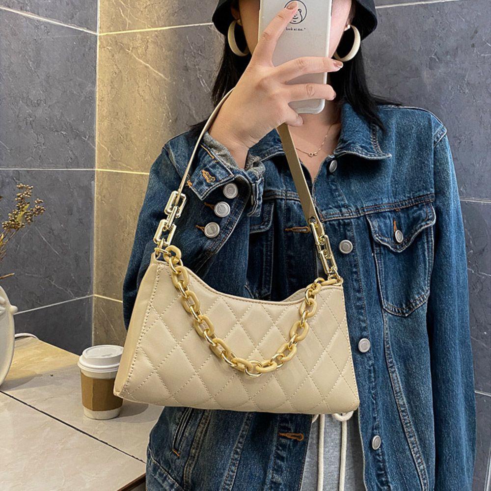 UUMIR Túi Xách Da PU Màu Trơn Thời Trang