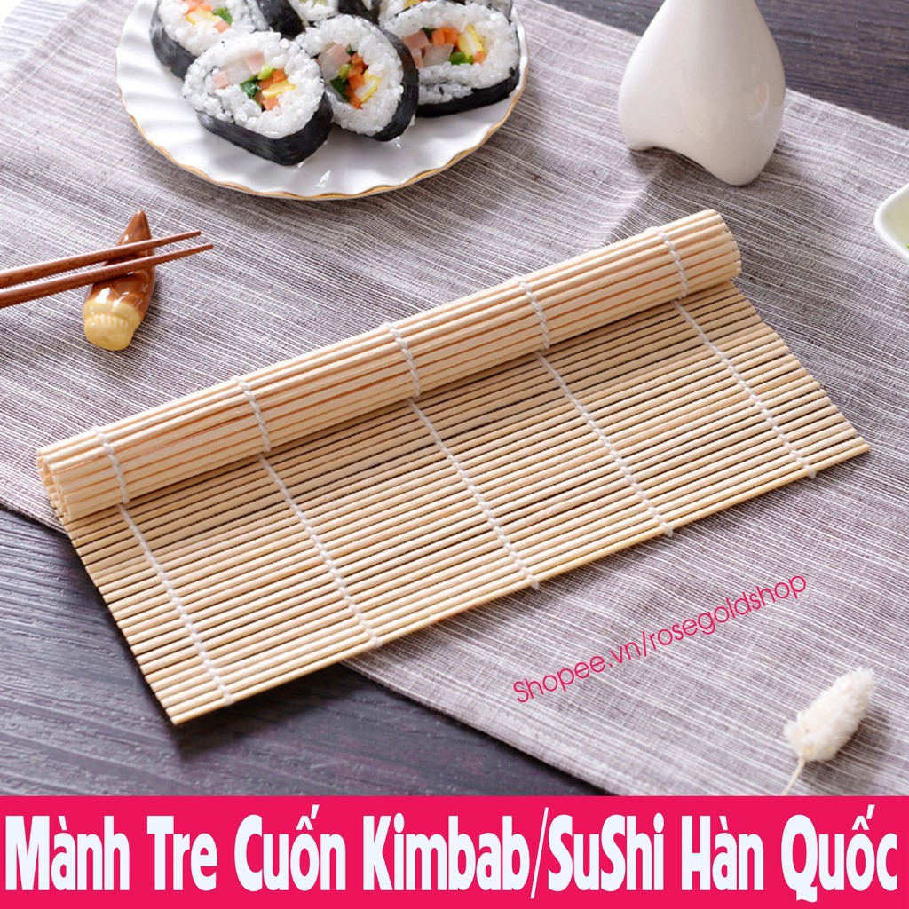 Mành cuộn sushi bằng tre Hàng Nội Địa Trung